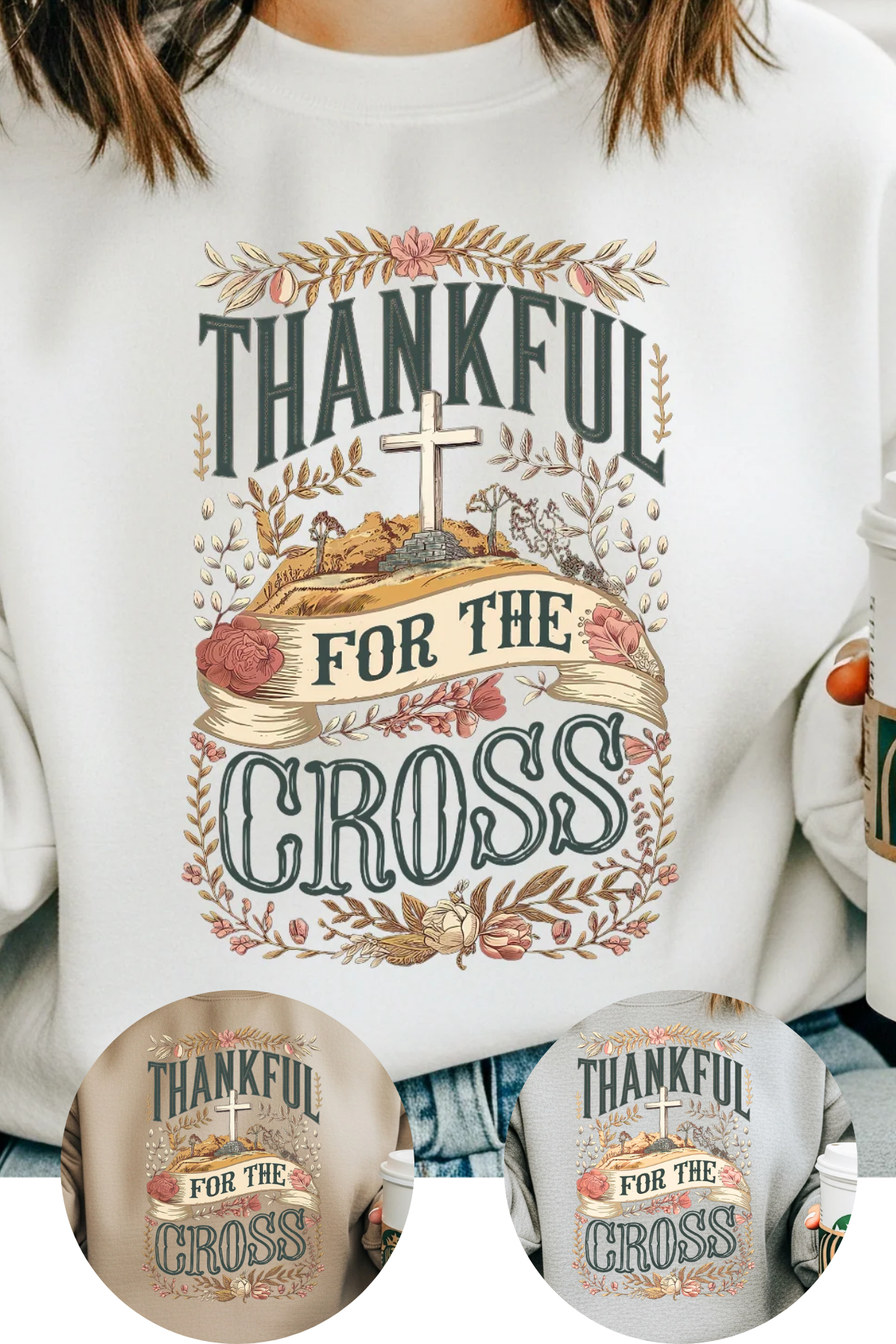 Thankful for the Cross Sweatshirt