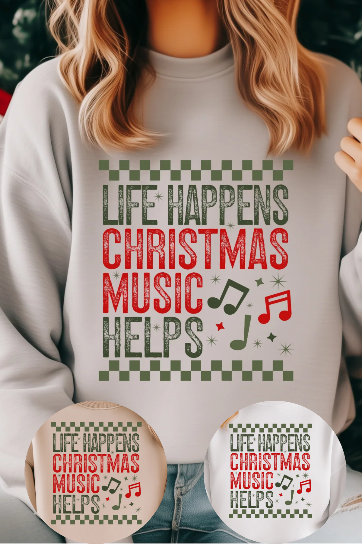 Christmas Music Helps Sweatshirt