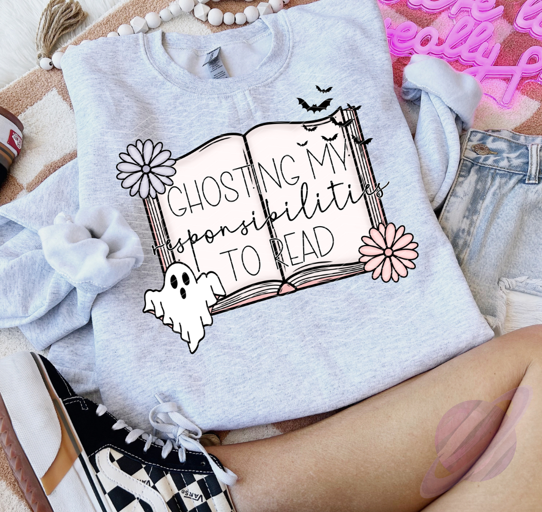 GHOSTING MY RESPONSIBILITIES SWEATSHIRT