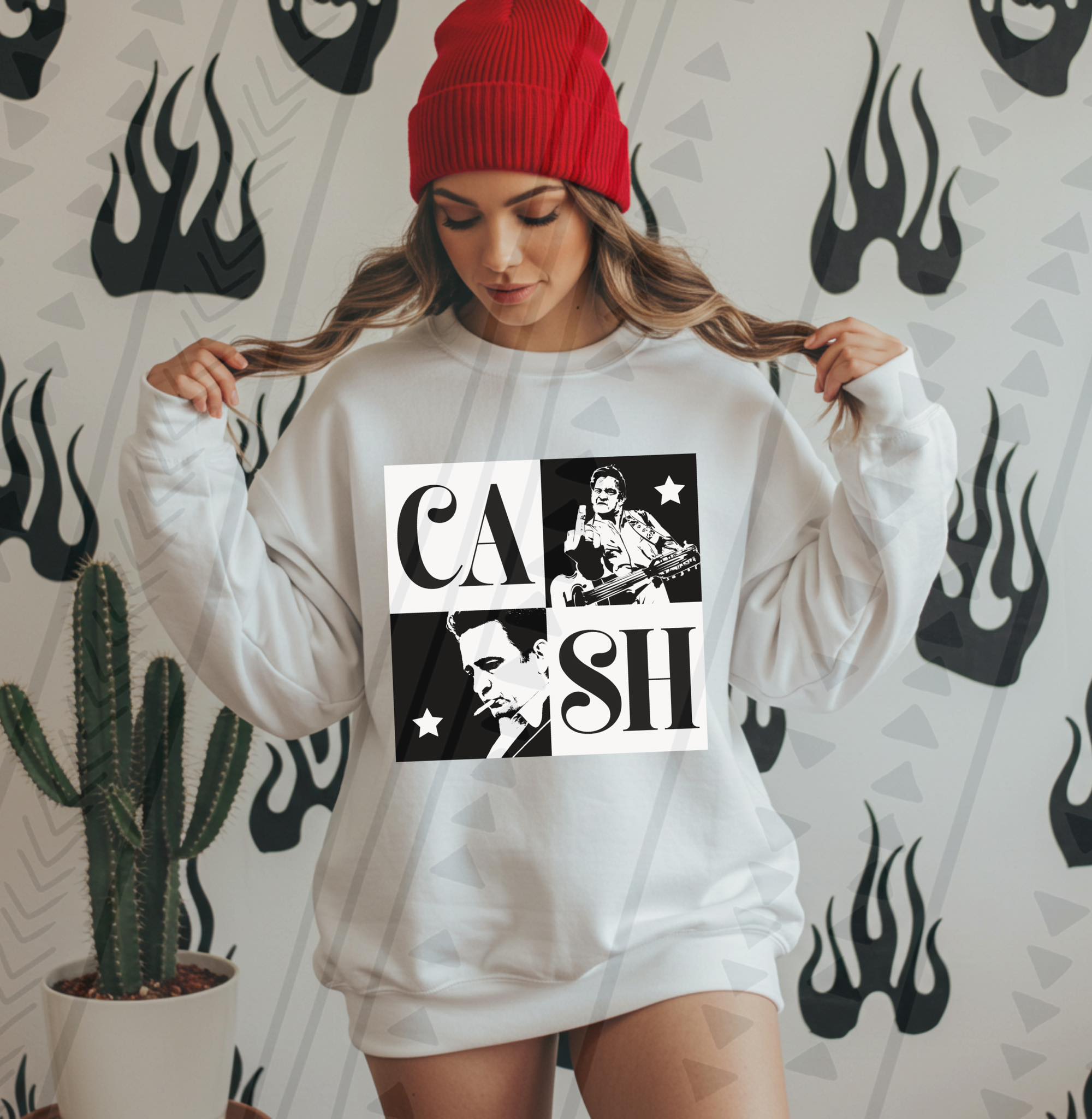 CASH CHECKER SWEATER
