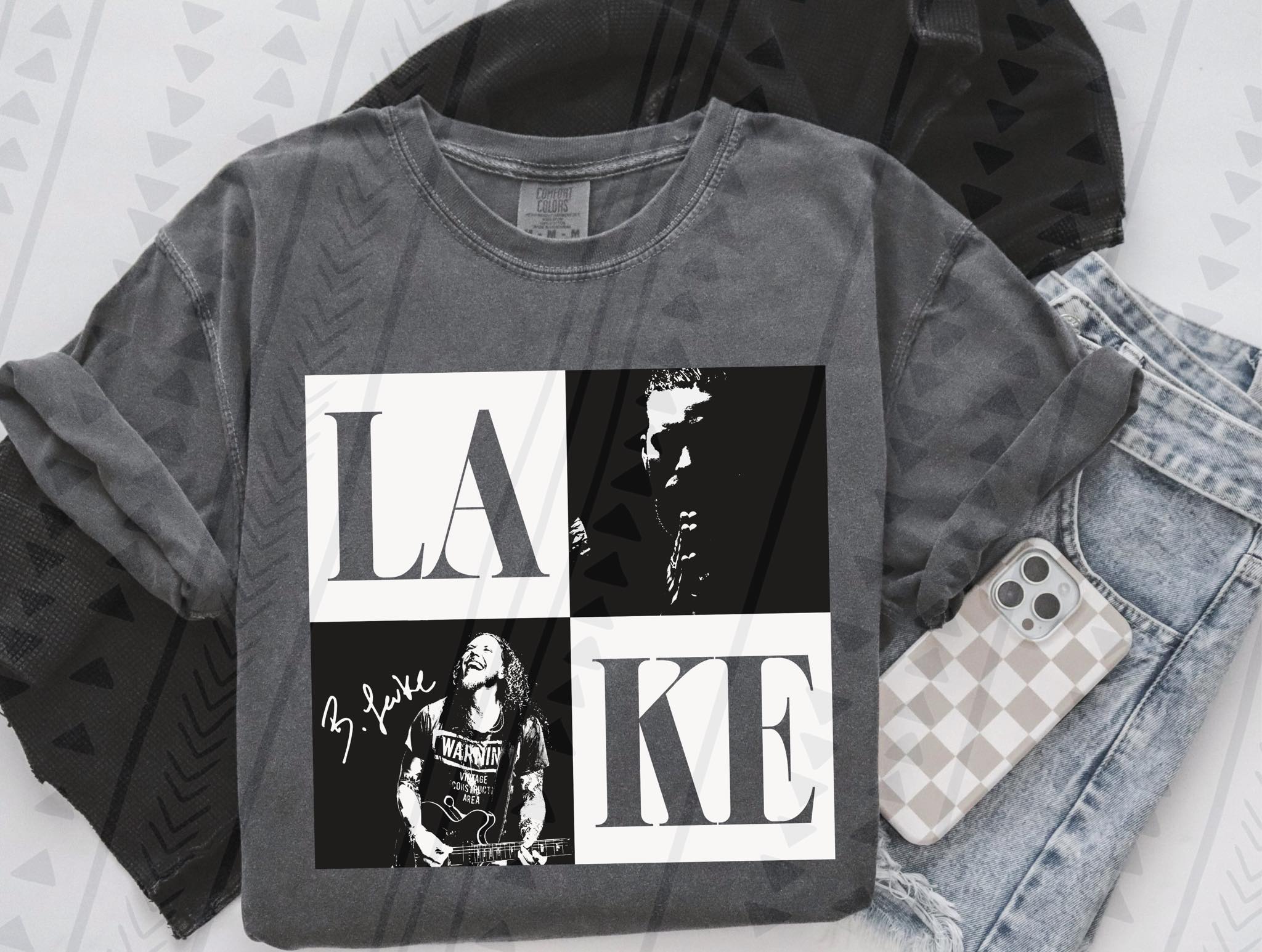 LAKE CHECKER TEE