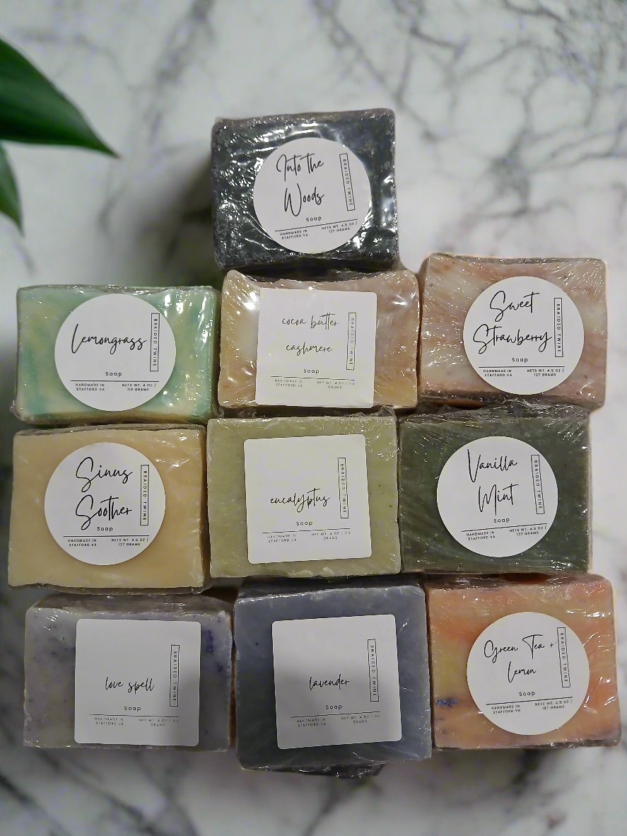 Handmade soap chunk bars