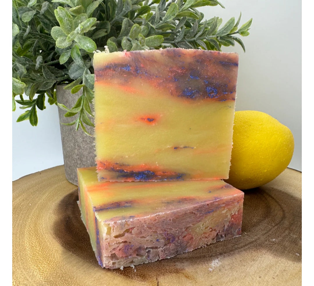 Handmade soap chunk bars