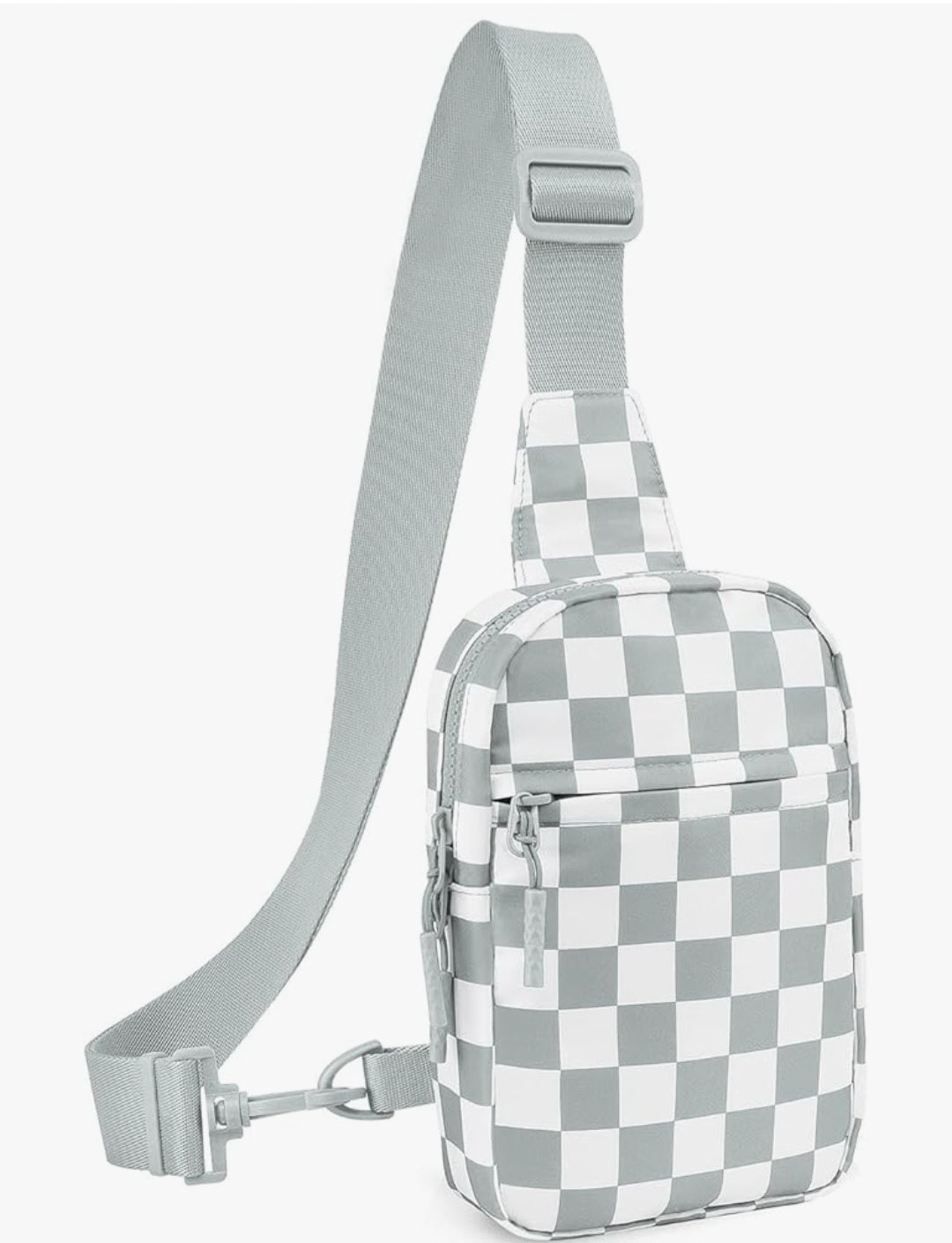 Checkered sling bag