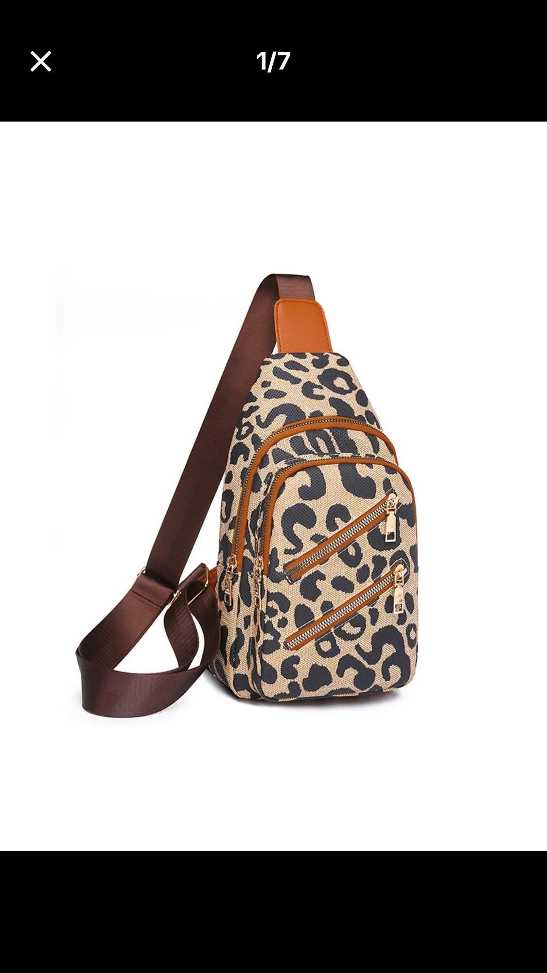 Leopard crossbody