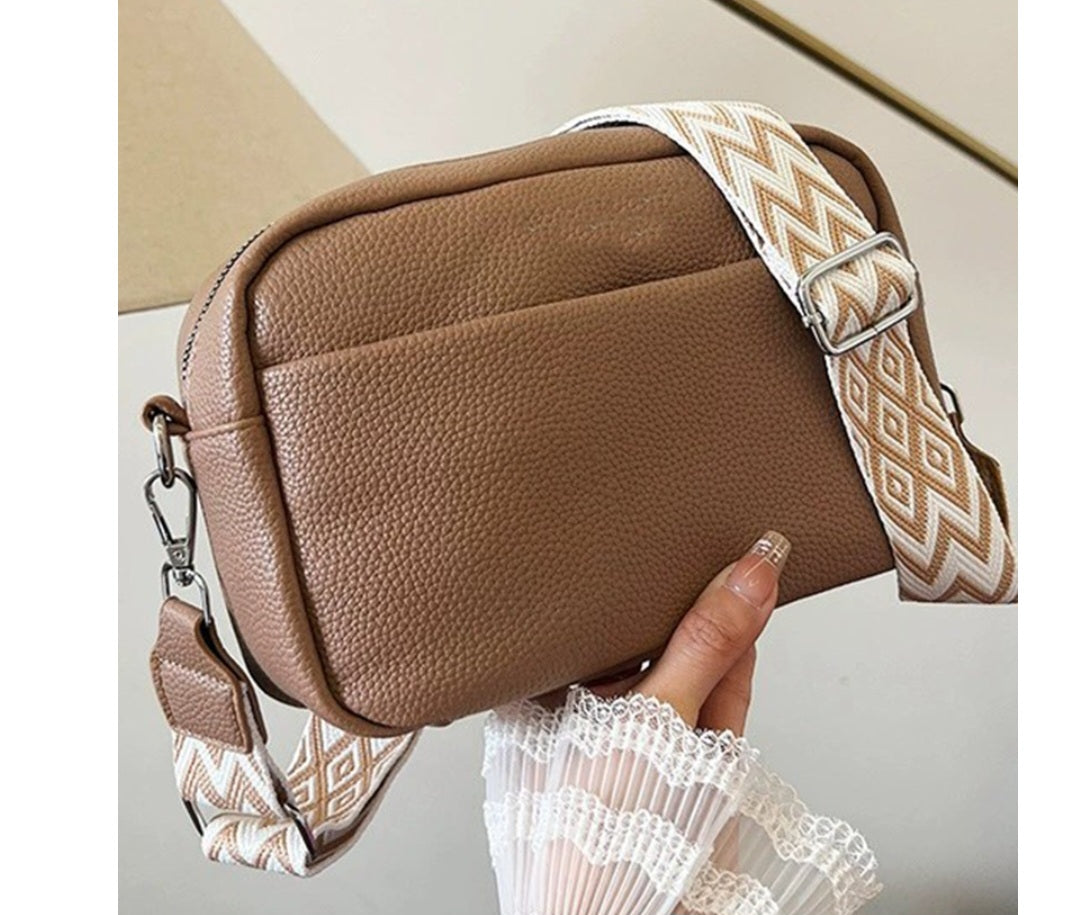 Vegan leather crossbody