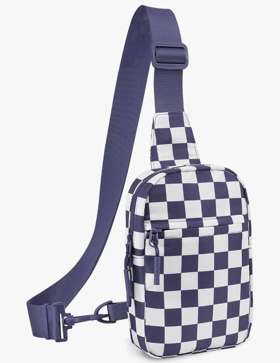Checkered sling bag