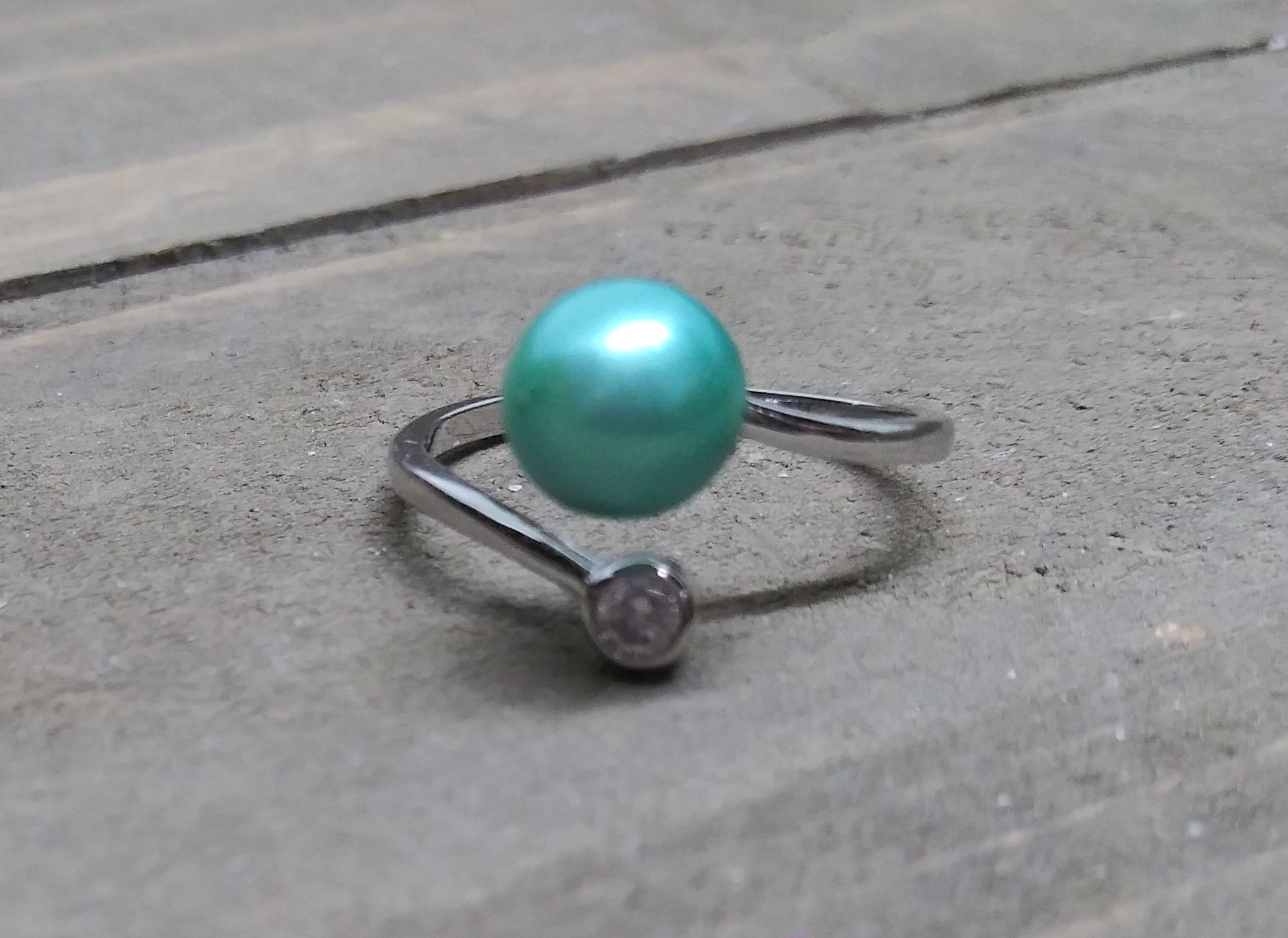 Simple bling wrap ring