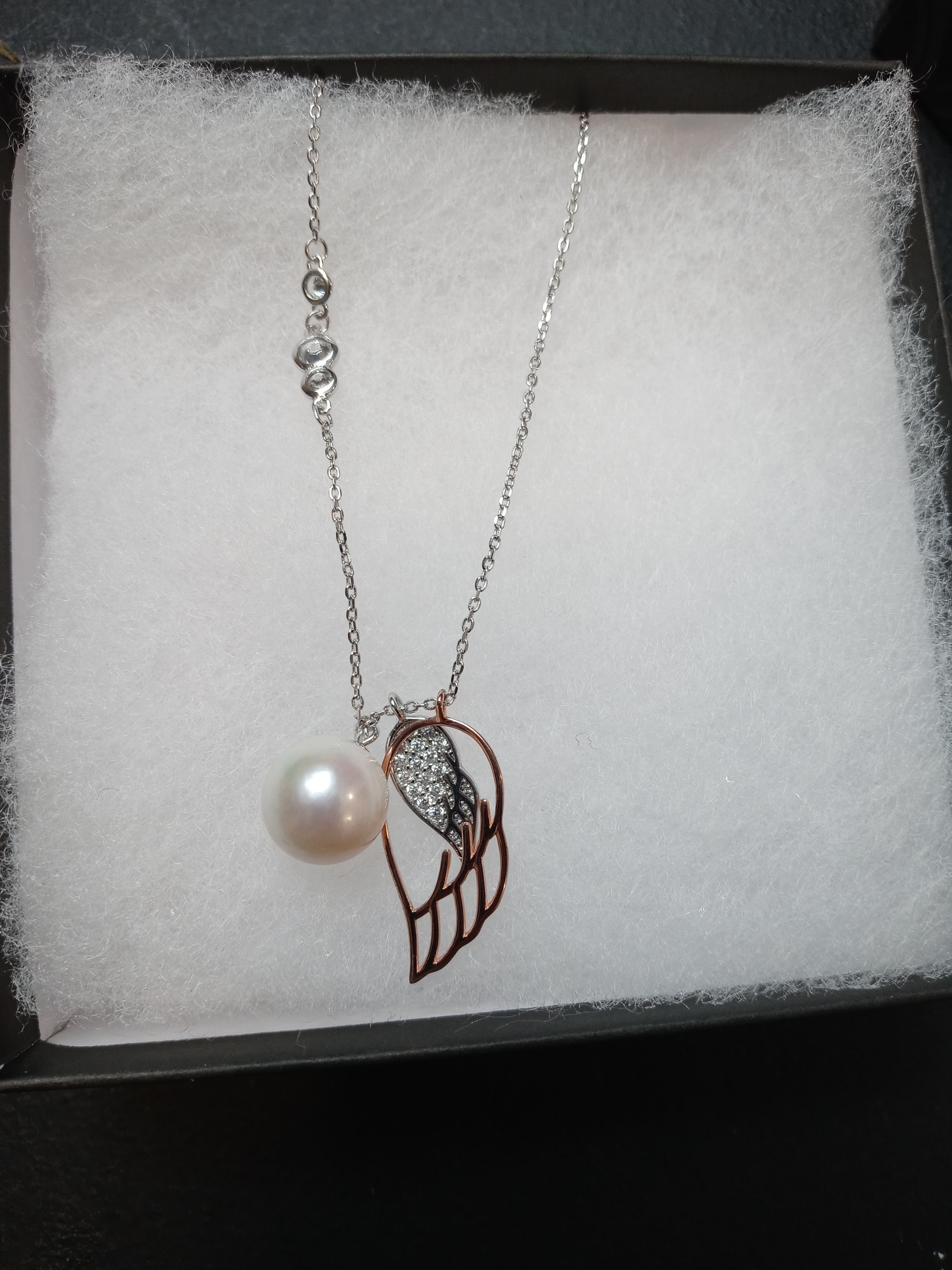 Angels above necklace