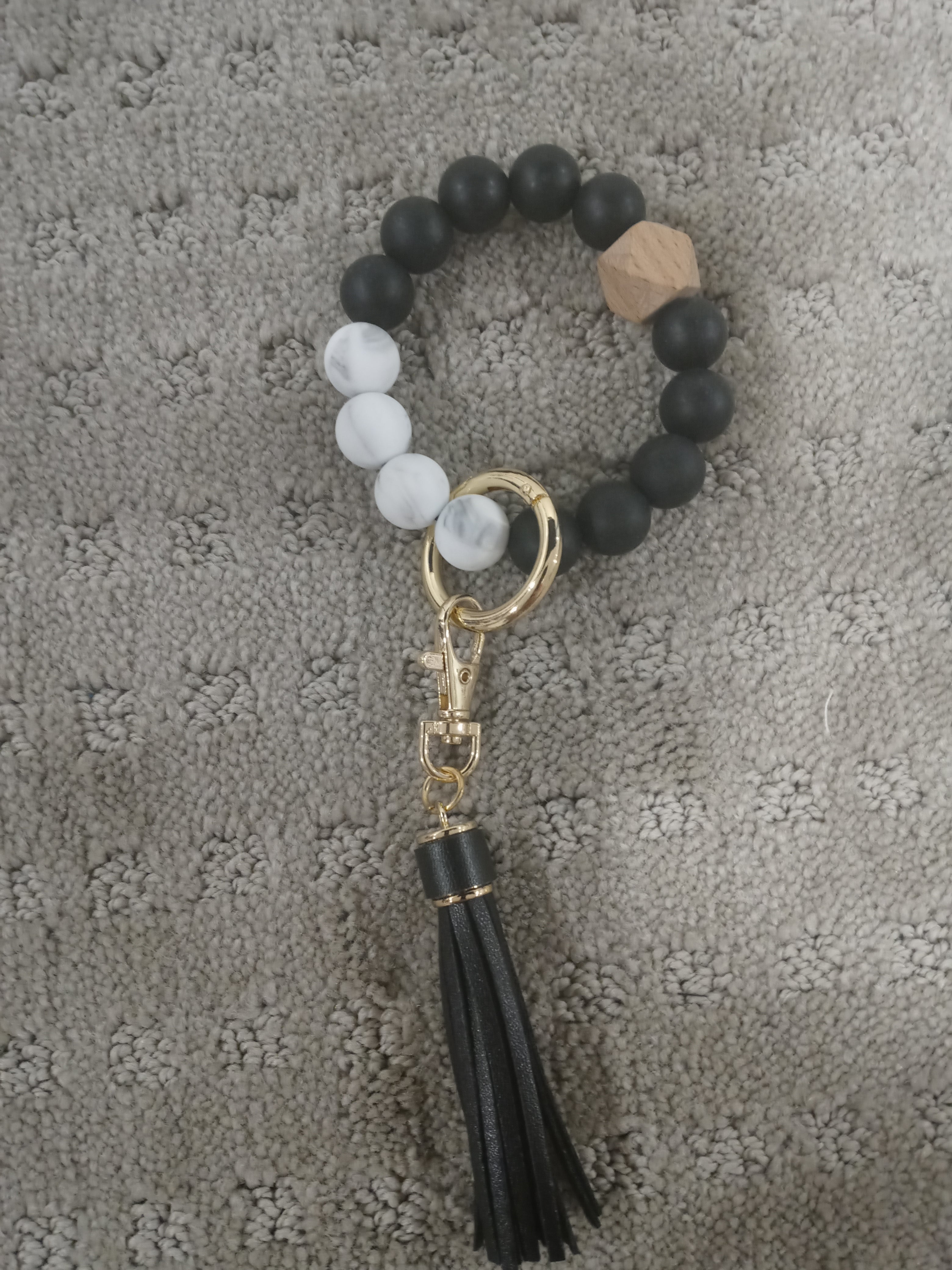 Silicone ball keyring