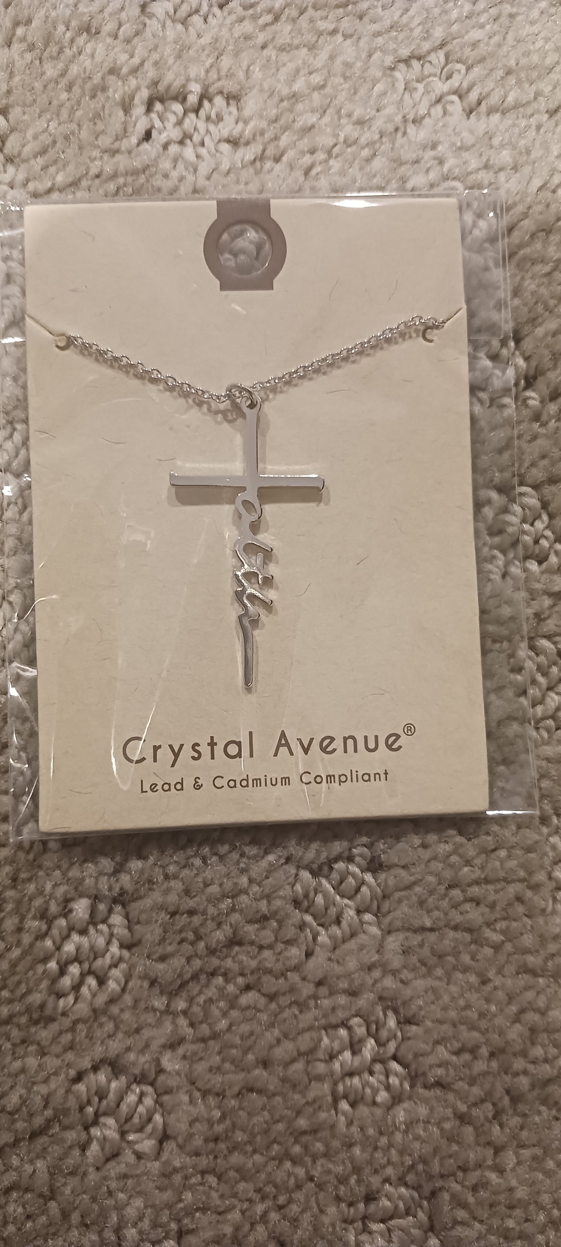 Faith cross necklace