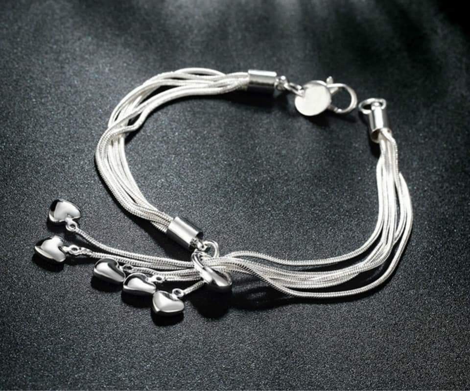 Heart adjustable bracelet