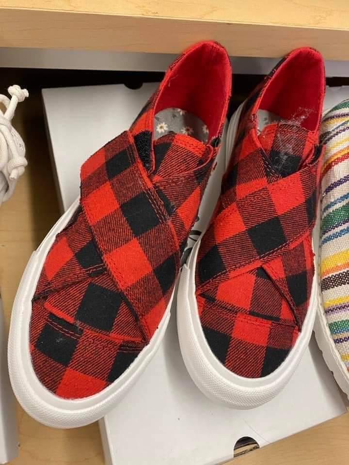 Gypsy Jazz Plaid Along Red