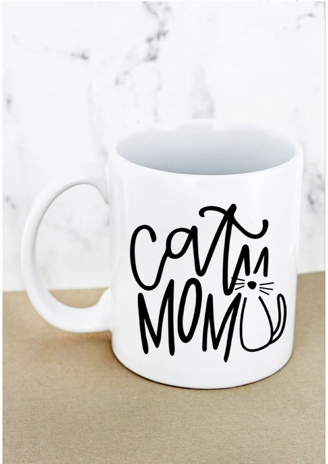 Cat mom mug