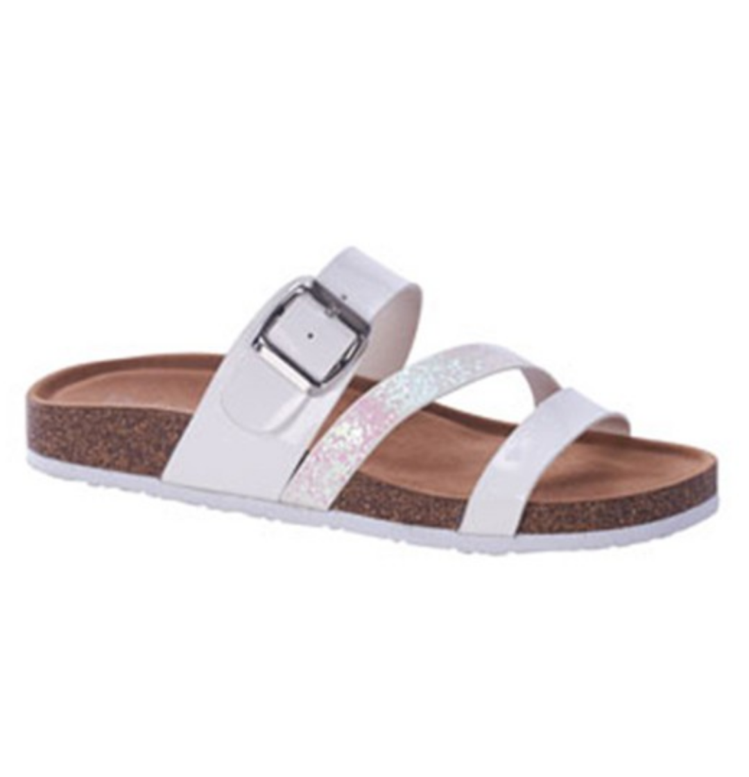 Bethany sandal- white