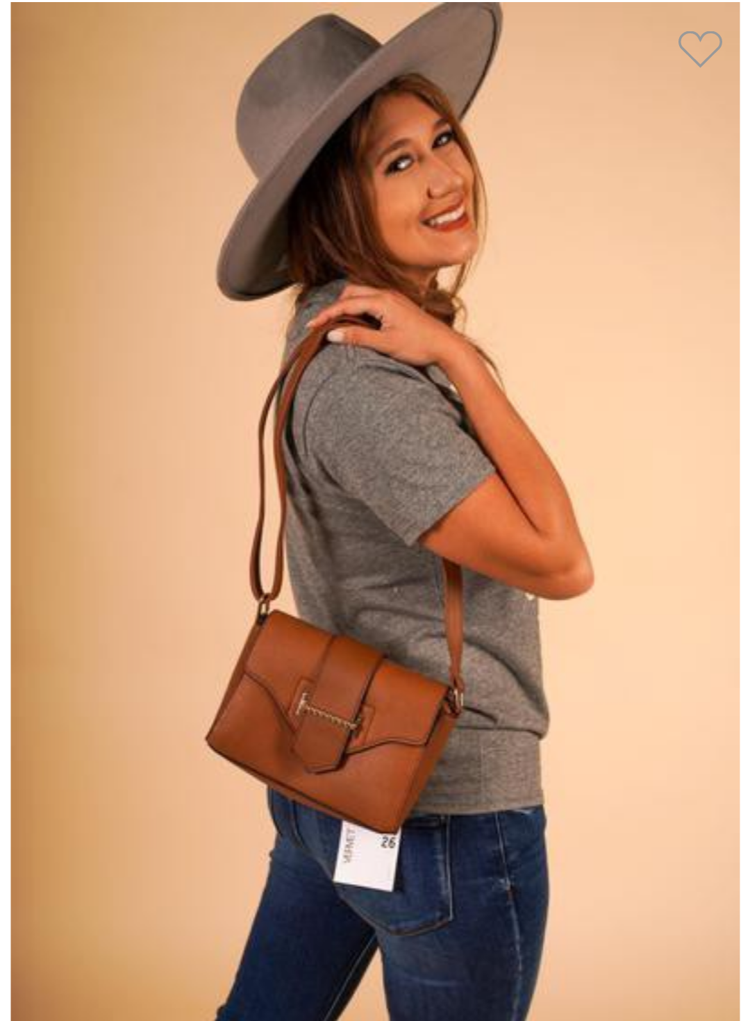 brown leather crossbody
