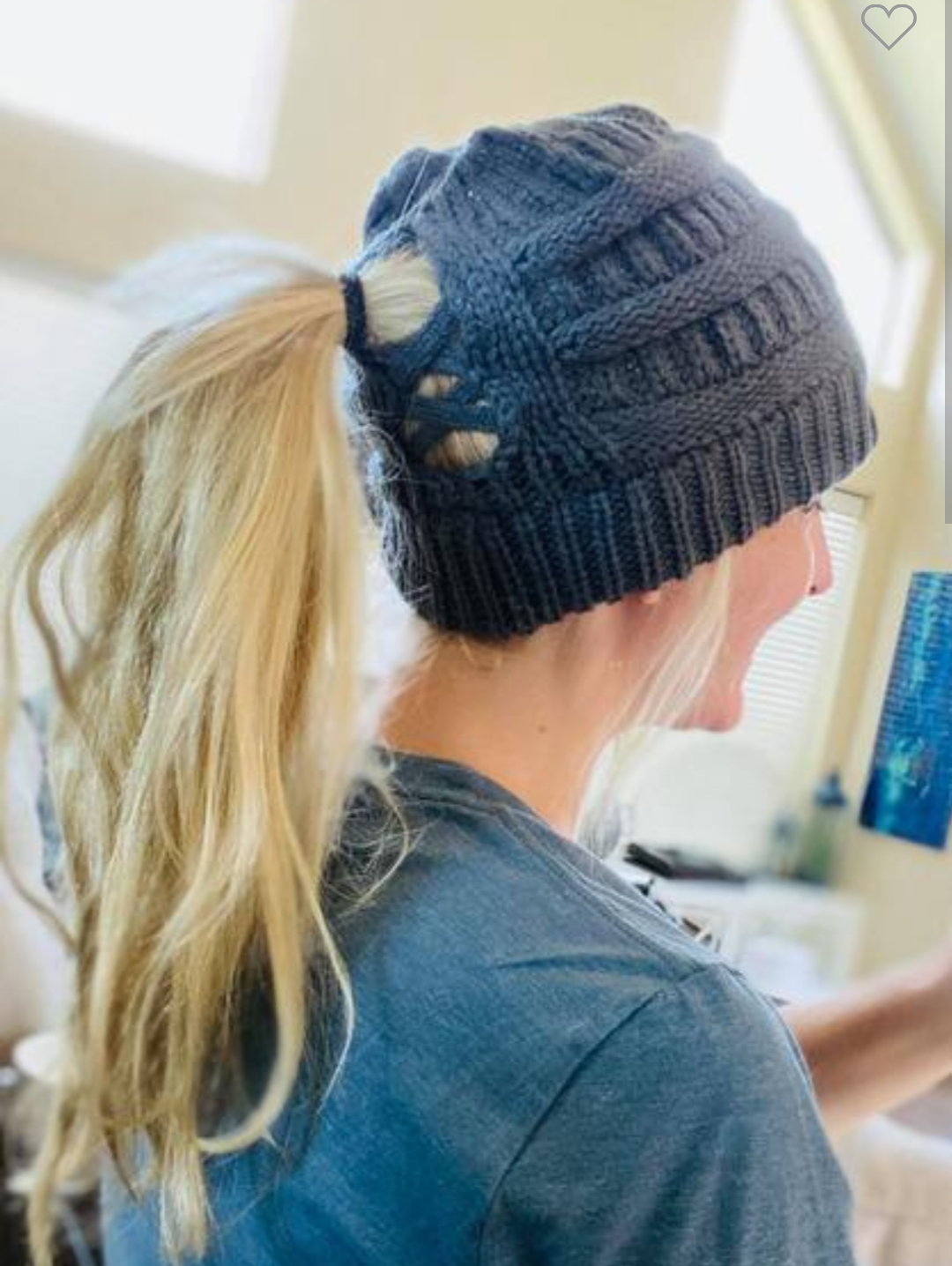 Criss cross beanie hats