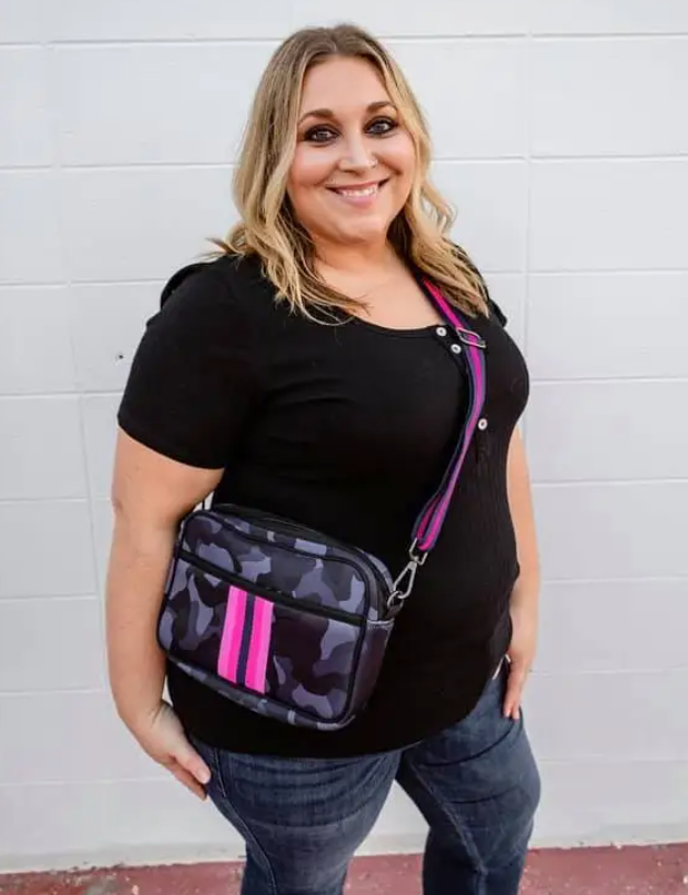 Neoprene crossbody