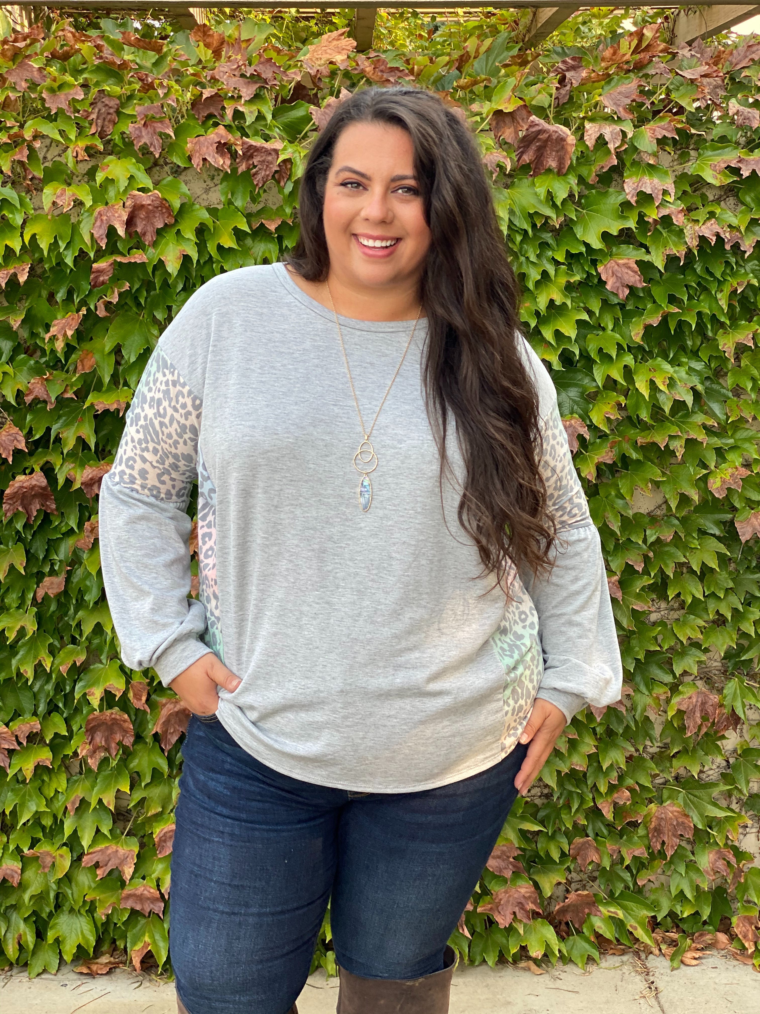 Silver Lining Long Sleeve Top