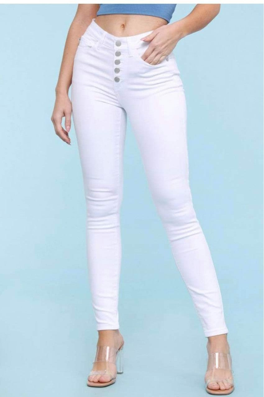 Judy blue white high waist jeans